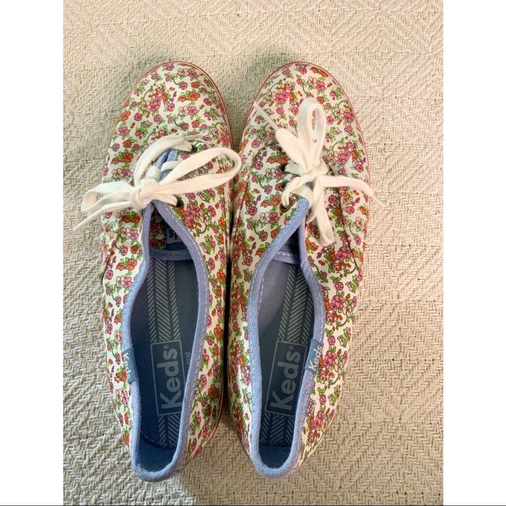 Keds floral shoes